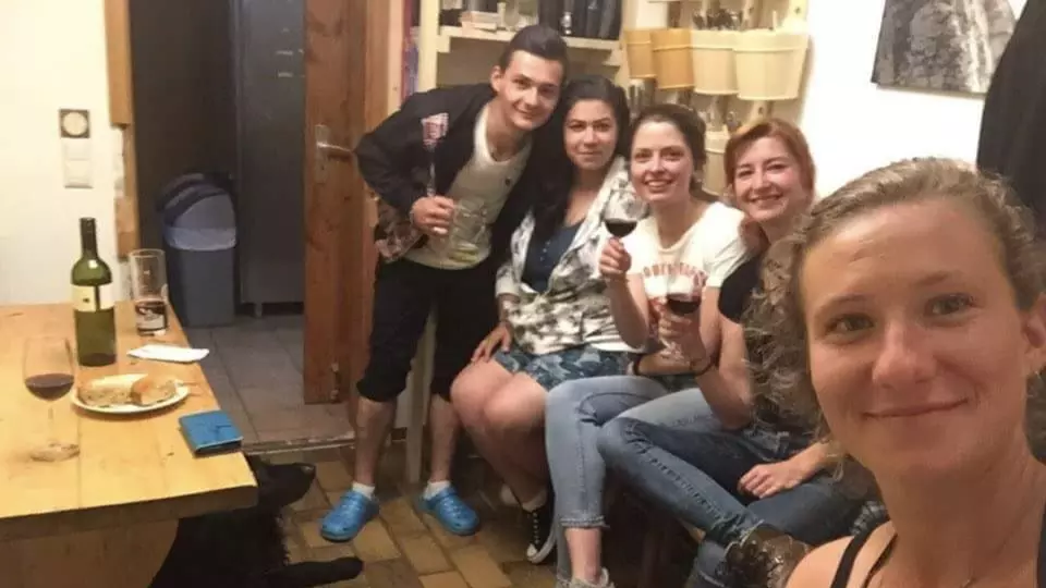 Abendessen im Team